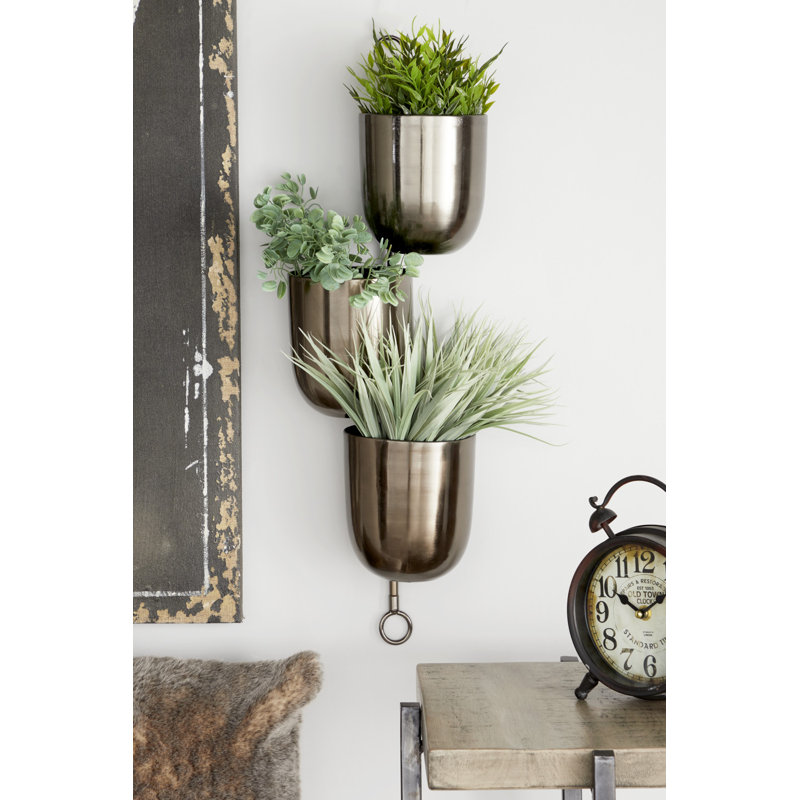Novogratz Metal Indoor Wall Planter & Reviews Wayfair